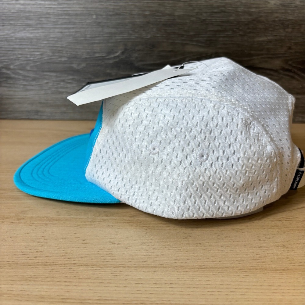 Converse Hat Cap Strap Back Blue‎ Panel Performance All Star Adjustable NWT - Picture 5 of 10